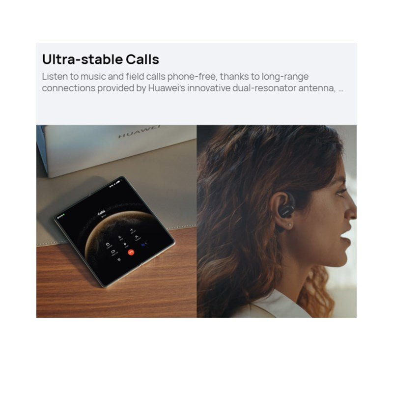 Huawei Free Arc Open-Ear Earbuds, 28 Hours Playtime, IP57 Water Resistance, Sports Earphones Huawei Free Arc Open-Ear Earbuds, 28 Hours Playtime, IP57 Water Resistance, Sports Earphones